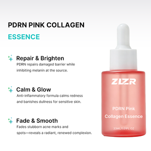 Deep Collagen PDRN Peptide Hyaluronic Acid Pink Bubble Liquid Salmon DNA Serum for <b>Face</b> Whitening & Anti-Wrinkle Skin <b>Care</b> - Product Image 2
