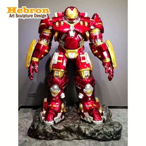 Offre Spéciale – Statue Figurine <span class=keywords><strong>Super</strong></span>-<span class=keywords><strong>héros</strong></span> Iron Man MK50 1:1 en Résine pour Décoration Intérieure/Extérieure, Maison et Bureau, avec <span class=keywords><strong>Musique</strong></span> et Pyramide - Product Image 1