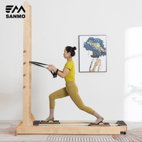 NEU Kunden spezifisches Pilates-Quell training Pilates-Kern ausrichtung Doppelspur-Zweiwege-Gleitleiter-Bettreformer-Pilates-Maschine