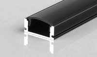 17*7mm bord anodisé 6000 série aluminium carré profil LED Surface extrudée 2700K 5 ans de garantie usine en vrac personnalisé linéaire