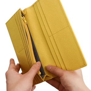 Portefeuille long zippé pour femme, sacoche pour téléphone portable, en cuir, tendance, idéal pour les voyages, vente chaude - Product Image 3