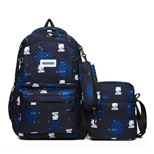 Nouveau sac étudiant trois pièces vent frais et doux grande capacité sac à dos belle fille tout Junior lycée sac à dos - Product Image 6