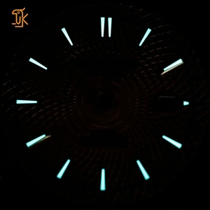 Tùy Biến Guilloche Đồng Hồ Quay Số Tấm Khắc Logo Kim Loại Brass 35Mm Lịch Cửa Sổ Cho Nh34 Gmt Trống Đồng Hồ Mặt Nhà Máy - Product Image 3