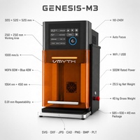 Machine de marquage laser double haute puissance pour usage commercial, avec performances stables, pour bijoux, gobelets et médailles commémoratives pour animaux de compagnie