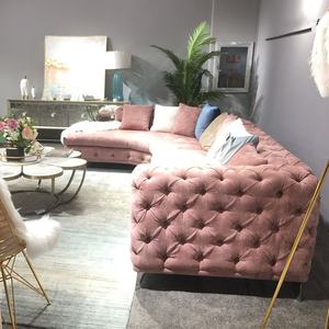 ที่คลุมโซฟาเฟอร์นิเจอร์ห้องนั่งเล่นทันสมัย,ที่คลุมโซฟาที่กำหนดเอง<span class=keywords><strong>ร้าน</strong></span>กาแฟสำนักงานโรงแรมที่พักแขนโลหะที่พักเท้าเก้าอี้โซฟากำมะหยี่รูปตัว L - Product Image 2