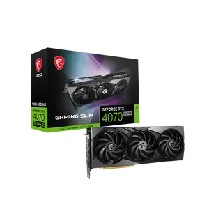 2024 New MSI GeForce RTX 4070 SUPER 12G GAMING SLIM Sealed Package Gaming Desktop Gaming GPU RTX 4070 Super
