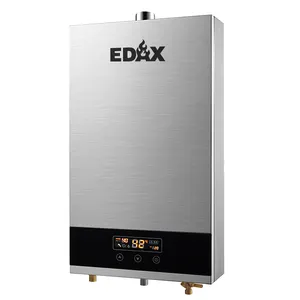 Constant Temperature Instant Gas Water Heater Digital Display LPG Gas Geyser Wall Mounted Tankless NG Gas Water Heater