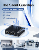 Mini PC pare-feu 4LAN Celeron Quad Core, routeur pare-feu Intel I226-V, 4 ports LAN 2,5 Gb, AES-NI |   PfSense/OPNsense WIFI/4G LTE en option
