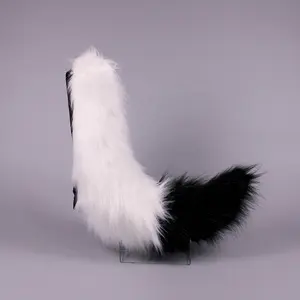 Cosplay de pelúcia fofo caudas de animais