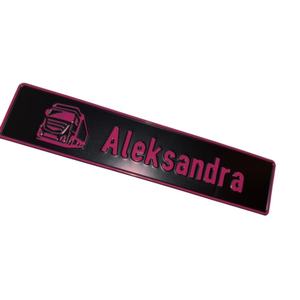 <span class=keywords><strong>Plaque</strong></span> d'<span class=keywords><strong>immatriculation</strong></span> personnalisée de style européen en fibre de carbone 3D et aluminium, avec ventouse, trous percés, finition mate, couleur personnalisée - Product Image 5