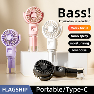 <span class=keywords><strong>Ventilador</strong></span> de Mano Recargable USB, Mini <span class=keywords><strong>Ventilador</strong></span> de Oficina con 4 Velocidades, Rociador de <span class=keywords><strong>Agua</strong></span>, Enfriador de Cuello, <span class=keywords><strong>Ventilador</strong></span> para Uso en Exteriores, Venta al Por Mayor de Fábrica - Product Image 3