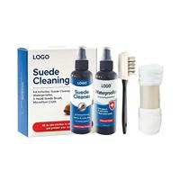 Kit de nettoyage professionnel écologique pour daim et nubuck, spray protecteur imperméabilisant, brosse douce, chiffon microfibre, étiquette privée OEM