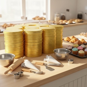 SunShine Wholesale - Supports et boîtes à gâteaux de 12 pouces, supports à gâteaux carrés de 10 pouces, épais et de haute qualité - Product Image 1