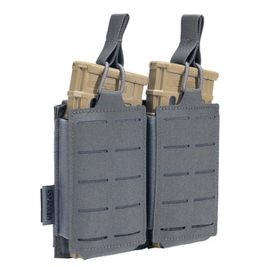 Fabriekslaser gesneden 500D nylon tactische Molle dubbele magazijnhouder voor 5,56 mm magazijn - Product Image 6