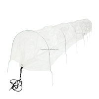 Serre de jardin miniature écologique portable facile à monter de 3 m avec cerceaux en acier galvanisé