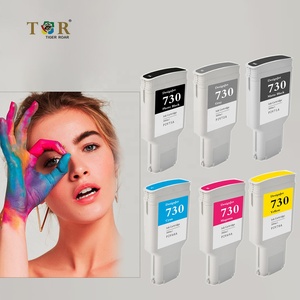 for hp 730 design jet ink cartridges photo black (300 ml) for plotter T1600 T1700 <b>Printer</b> Ink Compatible hp 730 ink cartridge - Product Image 1
