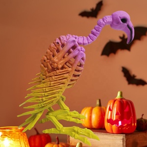 Wholesale High Quality Popular <b>Plastic</b> Birds Toys <b>Animal</b> Skeleton Bald Eagle Model <b>Plastic</b> Halloween Crafts - Product Image 2