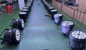 <span class=keywords><strong>DMX</strong></span> sân khấu <span class=keywords><strong>LED</strong></span> PAR 64 RGBW 18x10W ma trận ánh sáng cho các ứng dụng khách sạn - Product Image 5