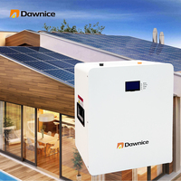 Batterie solaire au lithium murale prête à être expédiée au Yémen, 8kW 25.6V 2.5kWh 5kWh, communication CAN, hybride réseau