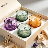 Diffuseur d'air pour la maison, candelabre d'aromathérapie, pierre de cristal naturelle, décoration pour la maison pour la Saint-Valentin