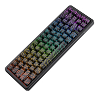 Clavier mécanique filaire ONIKUMA G67 à 67 touches, axe magnétique, déclenchement rapide 8 kHz, rétroéclairage RVB, pour jeux e-sport