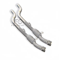 Sistema de Escape Modificado de Alta Calidad con Tubo de Bajada para Mercedes-Benz S500 4.7T W222 2014-2020, Respuesta Turbo Más Rápida