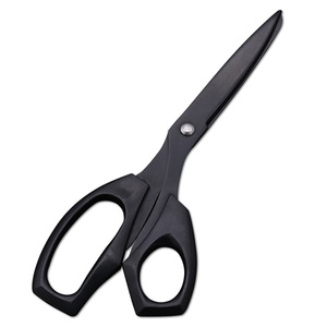Household <b>Scissors</b> Stainless Steel Black Tailor <b>Scissors</b> For Fabric Cutting <b>Sewing</b> Office Use - Product Image 4