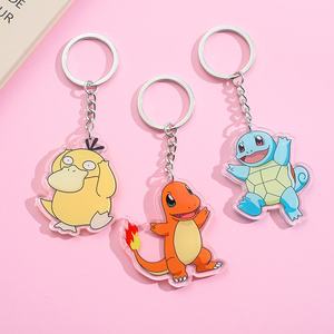 Llavero Acrílico Colgante <span class=keywords><strong>de</strong></span> Dibujos Animados, <span class=keywords><strong>Pikachu</strong></span>, Pato, Yib, <span class=keywords><strong>Anime</strong></span>, Periféricos, Llavero <span class=keywords><strong>de</strong></span> Plástico con Foto Digital, Aleación - Product Image 3