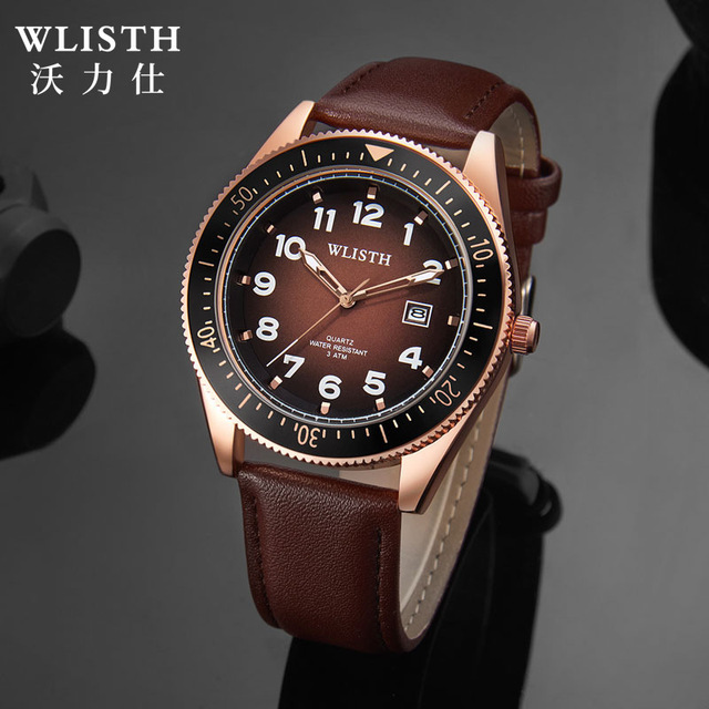 Top Brand Watch Man Fashion  WLISTH Watch for Men Luxury Quartz Watches for Men Waterproof Reloj Hombre WristWatch Father's Gift