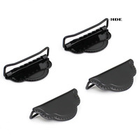 Ajusteur coulissant papillon à dents antidérapant pour bretelles de salopette en jean, bagages, sacs à dos, quincaillerie durable pour vêtements