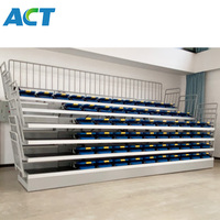 Système de sièges télescopiques rétractables automatiques pour intérieur, sièges de salle de sport intérieure