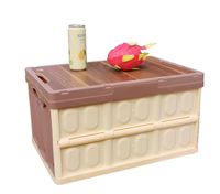 Boîte de rangement murale transparente pliable, organisateur domestique en plastique empilable, caisse de rangement pour placard et armoire, fournisseur