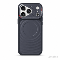 Coque magnétique tendance à texture ondulée pour iPhone 18 Pro Max 17 15 14 13, protection intégrale antichoc de l'appareil photo