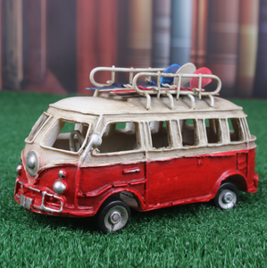 Modèle de voiture en résine fait à la main, bus de style britannique <span class=keywords><strong>Vintage</strong></span> - Product Image 6