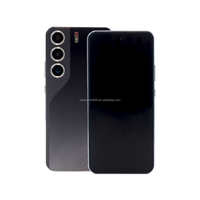 6.8 inç HD 60Hz C40 Pro Android 13 5200mAh Pil 48MP Kamera Çift SIM CDMA/LTE MTK Deca Core Oyun Telefonu Yüz Tanıma