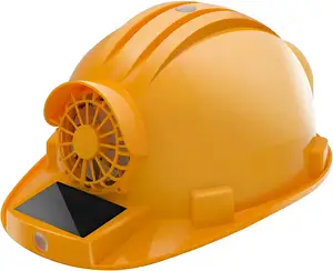 欧式安全头盔带太阳能风扇工程SOS安全头盔定制安全头盔