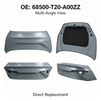 YIPEI Vente directe d'usine Couvercle de coffre pour Honda Civic FE1 Berline 2022+ Couvercle de coffre OEM 68500-T20-A00ZZ