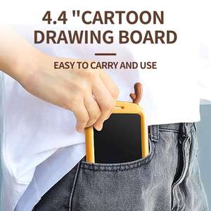 Tablette numérique LCD Grechi 4,4 pouces Fawn avec batterie pour les enfants de 5 à 7 ans - Jouet éducatif de <span class=keywords><strong>dessin</strong></span> certifié EN71 - Product Image 4