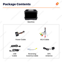 Autoradio MEKEDE 4 cœurs multimédia de voiture 2 + 32GB Car-play Android Auto GPS Navigation pour KIA Sportage 2010-2016