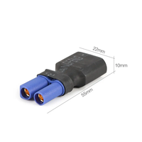 Adaptateur de prise sans fil Amass XT90 vers EC5 mâle femelle, pièces en plastique DIY pour modèle RC et batterie Lipo d'avion