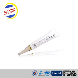 Fábrica China Tubo cosmético de buena calidad Embalaje Crema para ojos Tapa de boquilla larga con tapa acrílica Tubo de plástico - Product Image 3