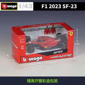 Bburago 2024, Escala 1:43, <span class=keywords><strong>F1</strong></span> SF23 Red Bull RB19 <span class=keywords><strong>Alpine</strong></span> A523 Alfa Romeo C43, Auto de Juguete de Aleación Fundida a Presión, Modelo de Auto de Fórmula 1, Regalo de Super Fórmula - Product Image 6