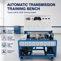 Banco de entrenamiento de transmisión automática metálico GZCS-BSQ-005 con simulación de fallas para diagnóstico y educación en mantenimiento eléctrico