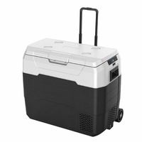 Réfrigérateur-congélateur de voiture 40L 12V, glacière portable médicale sur roulettes -20°C ℃   DC12V 24V AC double usage pour camion, camping-car, camping, extérieur