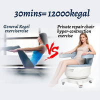 Traitement non invasif du plancher pelvien, technologie d'entraînement musculaire ABS EMS, récupération post-partum, chaise urinaire 110V-220V
