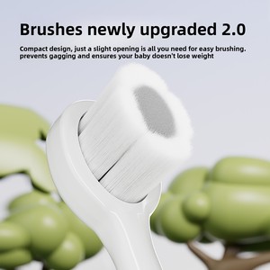 Spazzolino da Denti in Plastica con Setole Morbide a Forma di Panda, Design per Bambini 2-6 Anni, per la Dentizione e la Pulizia dei Denti - Product Image 3