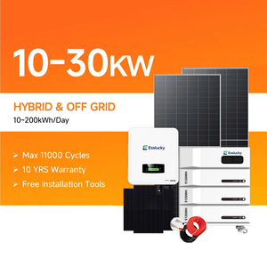 For <b>48V</b> 100Ah 200Ah 400Ah Home Solar System Lithium <b>Battery</b> 5kWh 10kWh 20kW IP65 Stackable Hybrid Grid CAN - Product Image 3