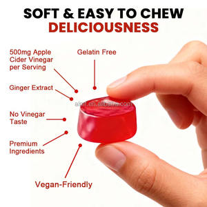 減量ハートサポート健康な髪の皮の爪60ガムビタミン栄養補助食品KETO + ACVアップルサイダービネガーガム - Product Image 4