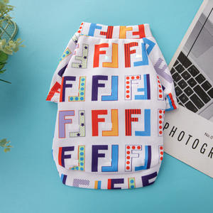 Ropa para Mascotas Hecha de Material de Seda de Hielo, Cómoda y Transpirable, Atuendo para Perros, Estilo Oso de Peluche, con Estampado de Letras - Product Image 5