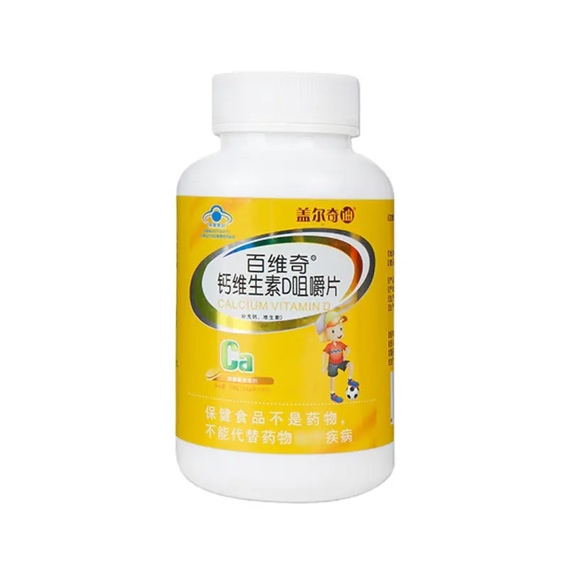 OEM Strong Bones Health Calcium Tablet Calcium Vitamin D Chewable Tablets